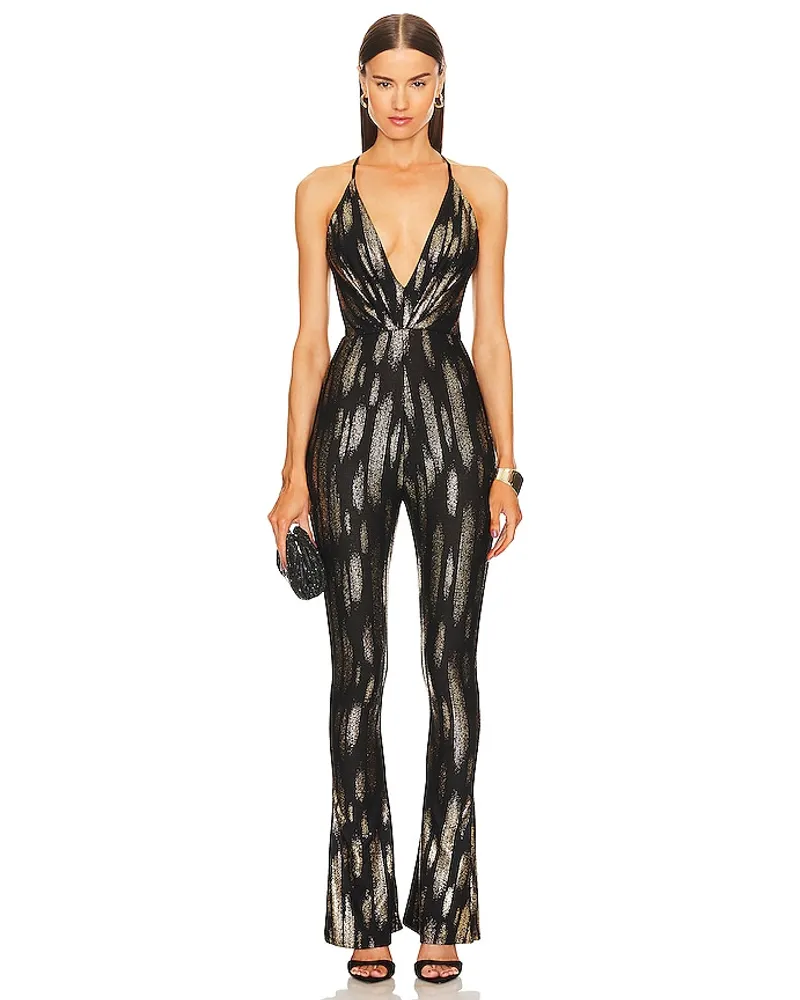 Michael Costello JUMPSUIT JAYNE in Black Black