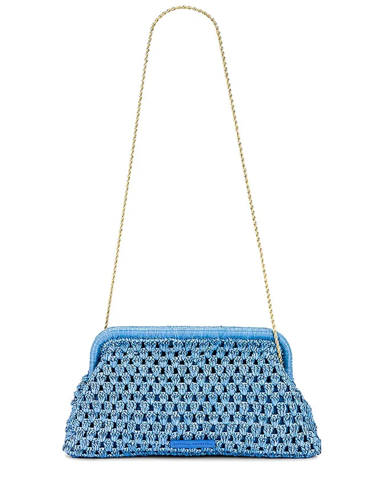 Loeffler Randall CLUTCH TRUDIE in Blue Blue