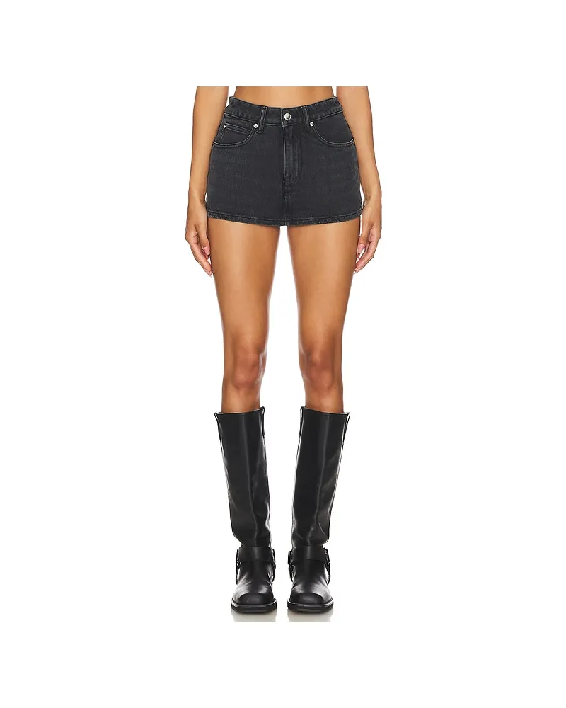 Alexander Wang SKORTS MID RISE STRETCH in Black Black