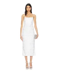 LIKELY MIDI-KLEID LEALA in White White