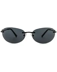 Le Specs SONNENBRILLE SLINKY in Black Black