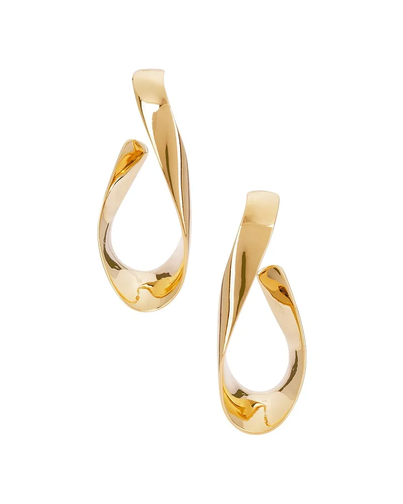 Isabel Marant CREOLEN TWISTED in Metallic Gold