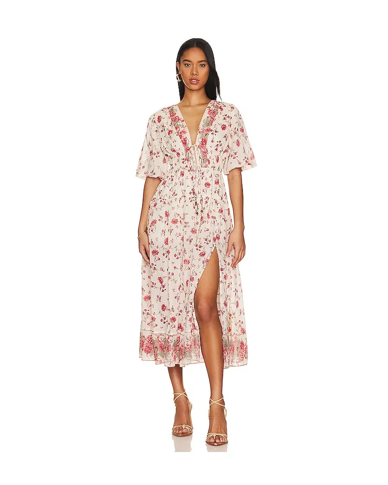 Free People MAXIKLEID LYSETTE in Cream Cream