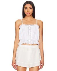 Free People TUBE-TOP FREE PEOPLE WISTFUL DAYDREAM in White White