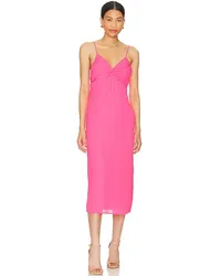 krisa MIDI-KLEID in Fuchsia Fuchsia