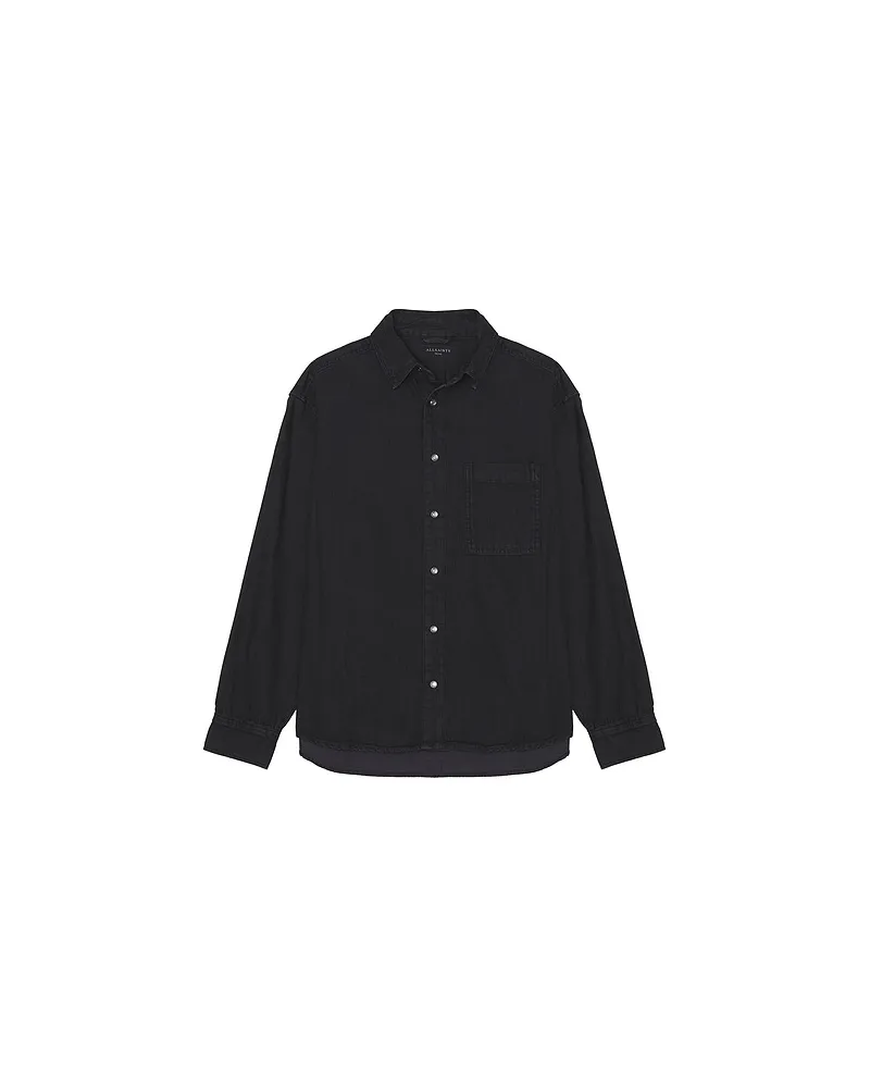 AllSaints HEMD in Black