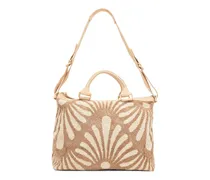 TASCHE ABSTRACT PRINT in Tan