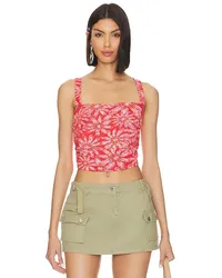 Free People TOP FREE PEOPLE ALL TIED UP in Red Red