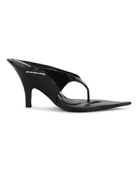 Alexander Wang SANDALE IRINA 90 POINTY TOE THONG in Black Black