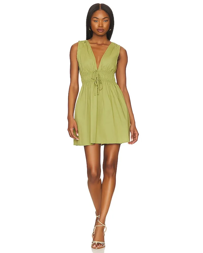 Faithfull The Brand MINIKLEID SAN MICHELE in Olive Olive