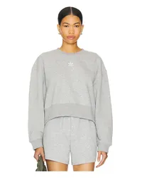 adidas SWEATSHIRT MIT RUNDHALSAUSSCHNITT ESSENTIALS in Grey Grey