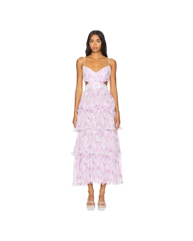 ASTR the Label MIDI-KLEID JAIDEN in Lavender Lavender