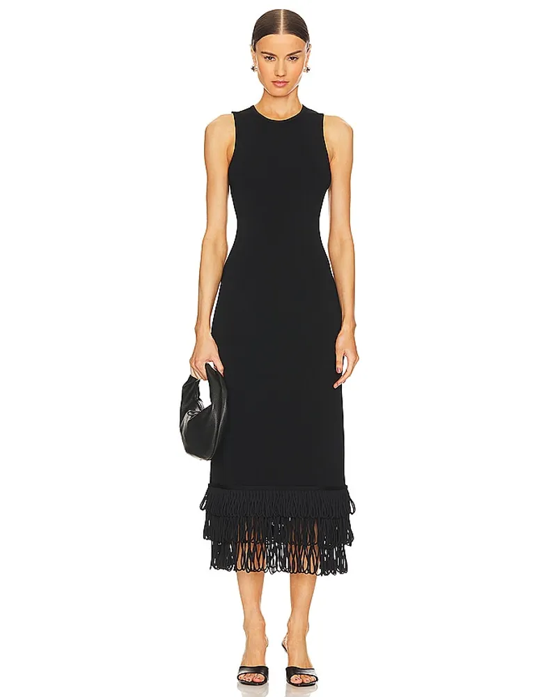 Simon Miller MIDI-KLEID ALBERS in Black Black