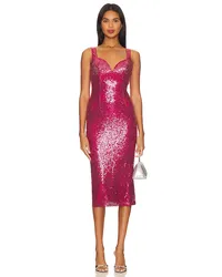 ASTR the Label MIDI-KLEID BLAIR in Fuchsia Fuchsia