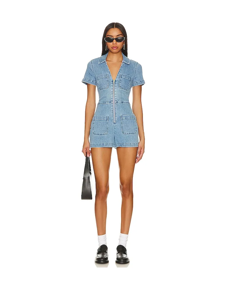 Show Me Your Mumu KURZOVERALL RANCH in Blue Blue