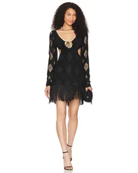 For Love and Lemons MINIKLEID AUBREY in Black Black