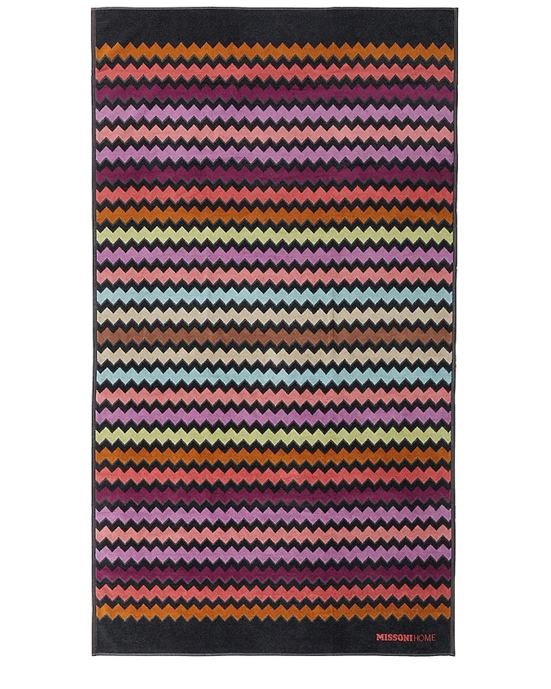 Missoni Home BADETUCH WARNER BEACH TOWEL in Purple Purple