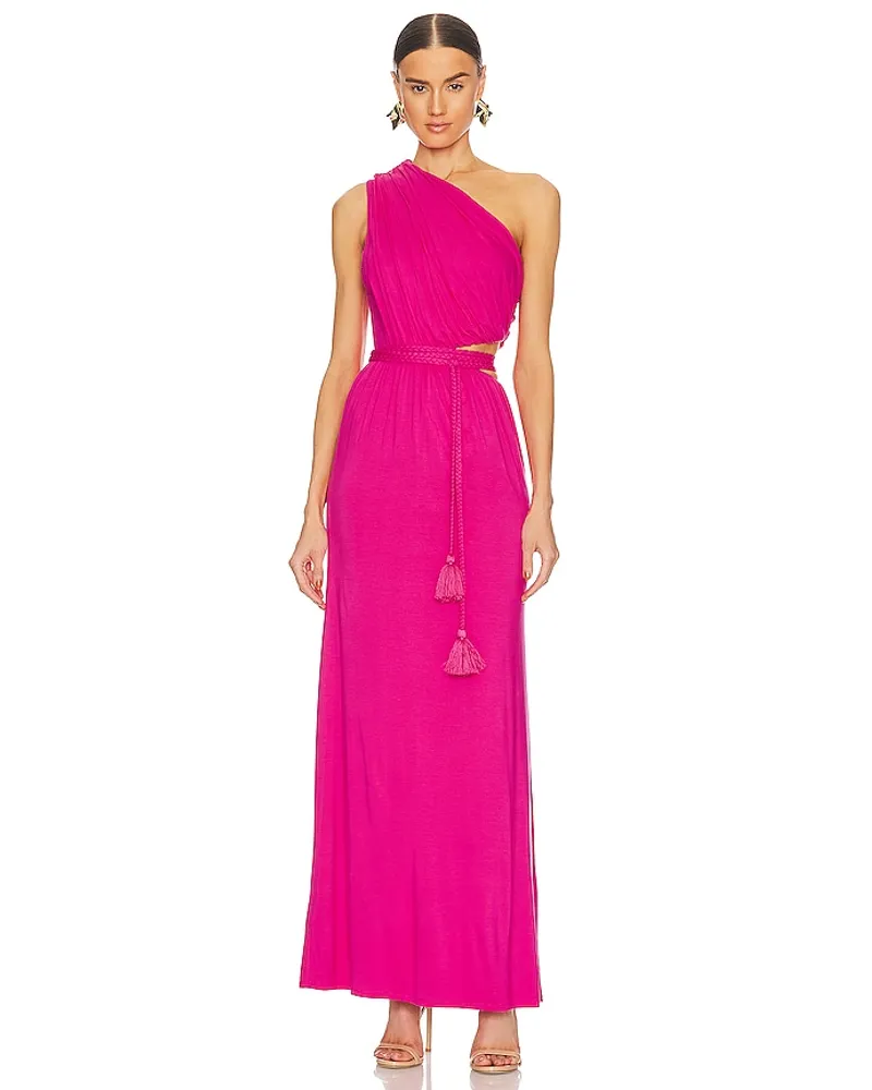 House of Harlow 1960 KLEID LERA in Fuchsia Fuchsia