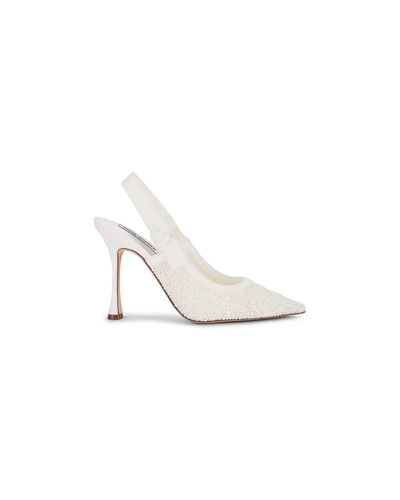 Steve madden white heels discount