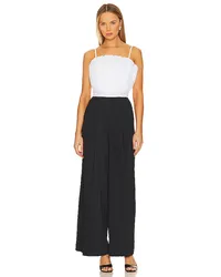 SOVERE JUMPSUIT ACCORDING in Black,White Black