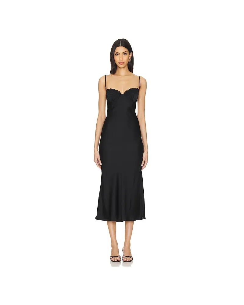 Bardot MIDI-KLEID SABINA in Black Black