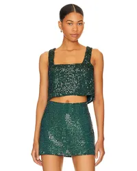 Show Me Your Mumu CROP-TOP TARA in Green Green