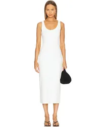 Enza Costa MIDI-KLEID TEXTURED TANK in White White