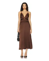 CAMI NYC KLEID ROYA in Brown Brown