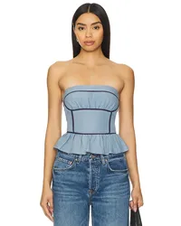 Free People TUBE-TOP FREE PEOPLE TARA in Blue Blue