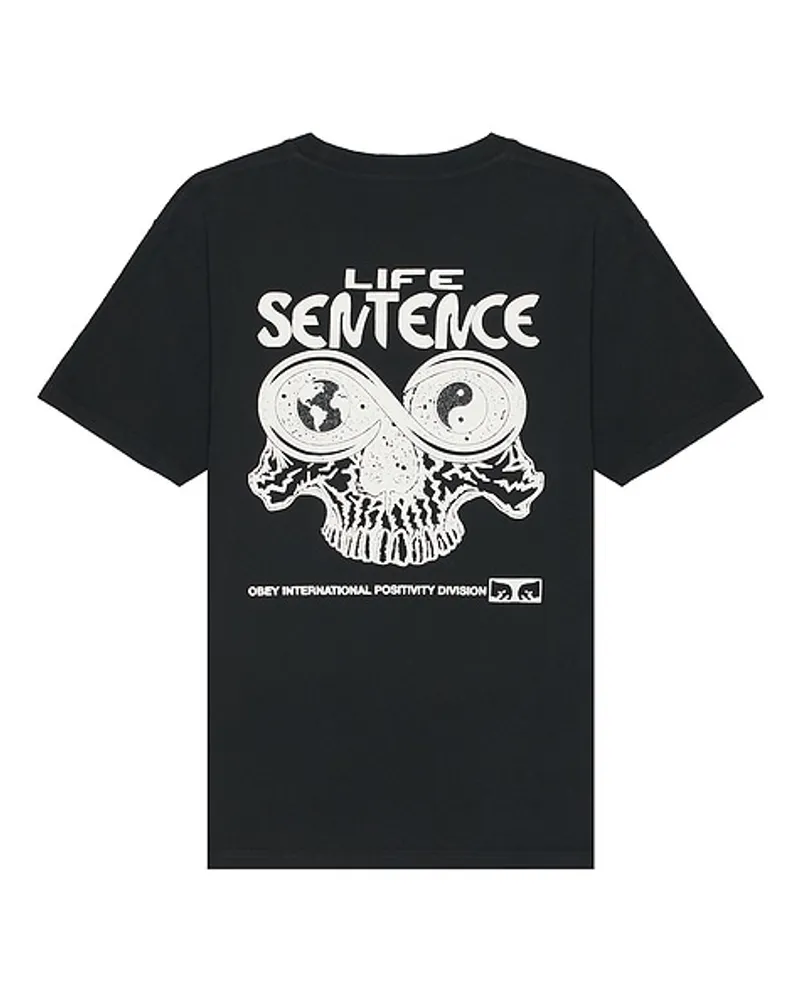 Obey SHIRTKLEIDER LIFE SENTENCE in Black Black