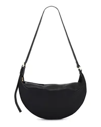 AllSaints Half Moon Shoulder in Black Black