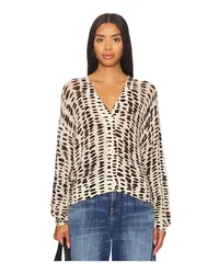 LnA Clothing CARDIGAN ZURI PRINT in Tan Tan