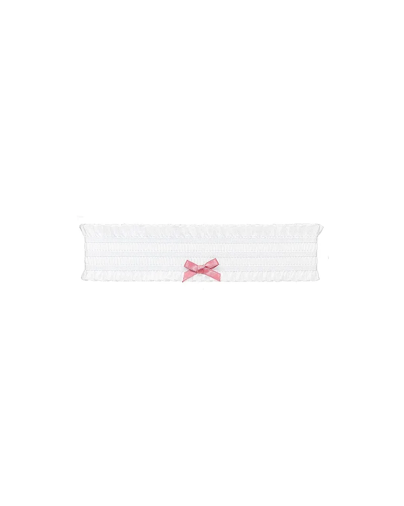 Emi Jay STIRNBAND RUFFLE in White White