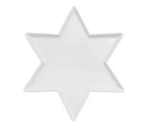 SERVIERTELLER CERAMIC STAR PLATTER in White