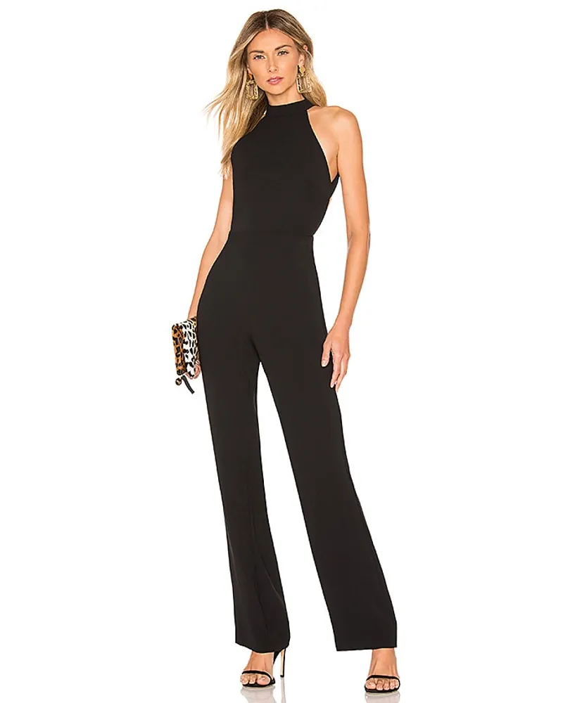 House of Harlow 1960 JUMPSUIT MEANT TO BE in Black Black