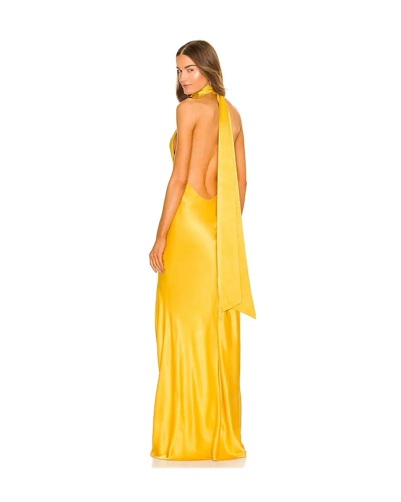 SAU LEE ABENDKLEID PENELOPE in Yellow Yellow