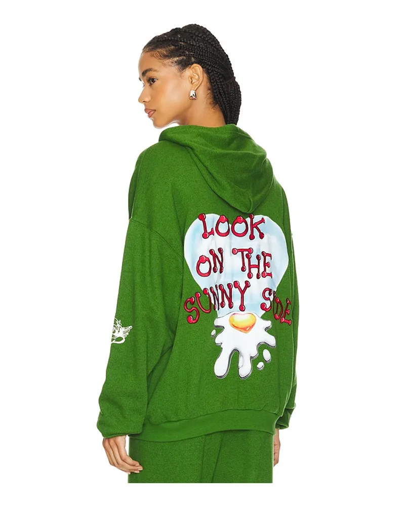 Boys Lie HOODIE SUNNY SIDE HARLEY in Dark Green Dark