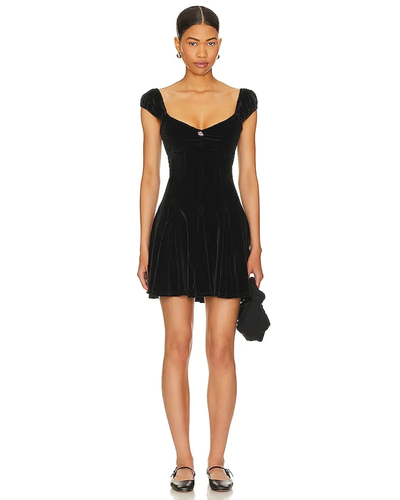 Free People KLEID ROSE MARIE in Black Black