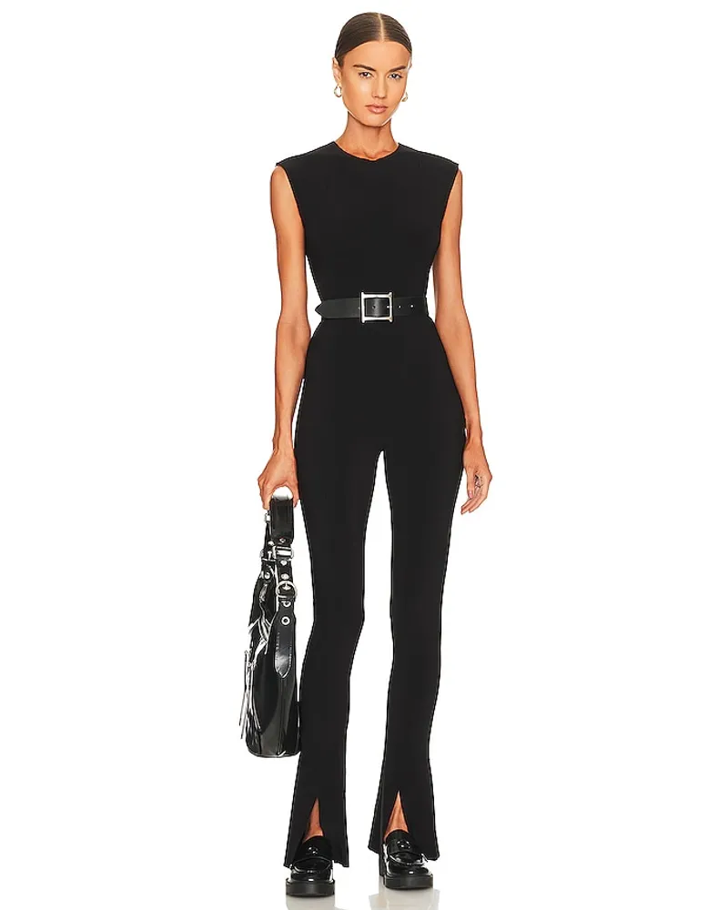 Norma Kamali CATSUIT in Black Black