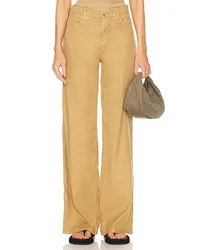 SPRWMN HOSEN 5 POCKET WIDE LEG in Tan Tan