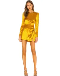 House of Harlow 1960 KLEID KRISHA in Yellow Yellow