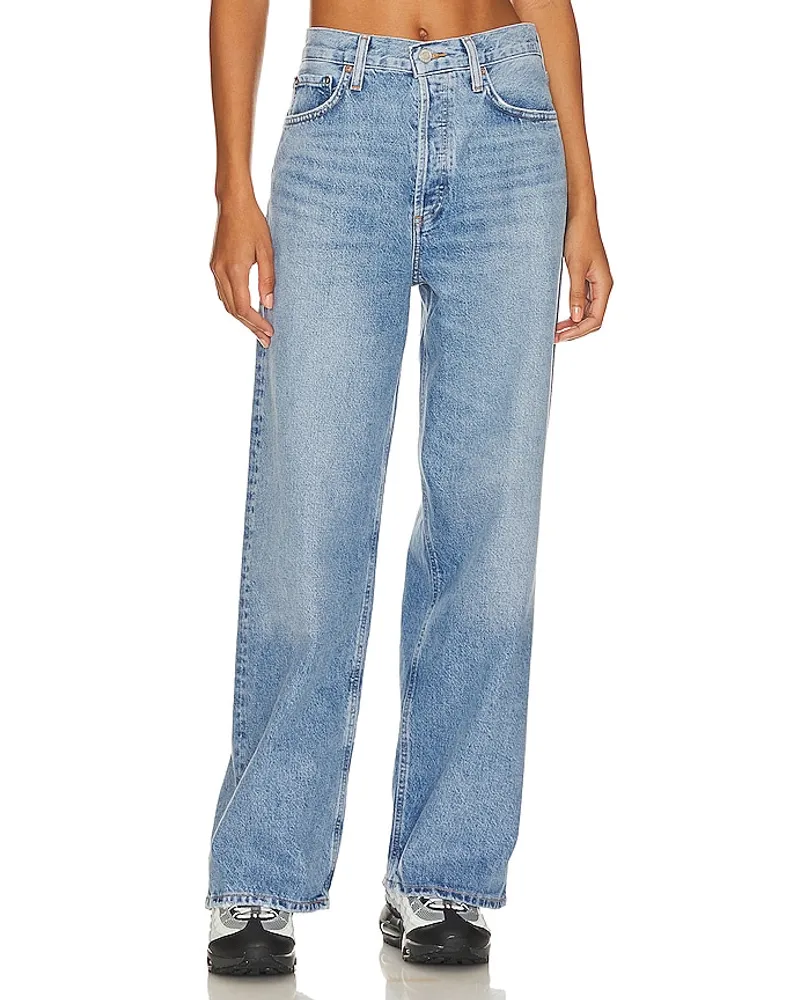 AGOLDE JEANS LOW SLUNG BAGGY in Blue Blue