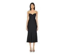 MIDI-KLEID SABINA in Black