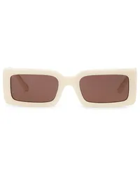 Dolce & Gabbana SONNENBRILLE SUNGLASSES in Beige Beige