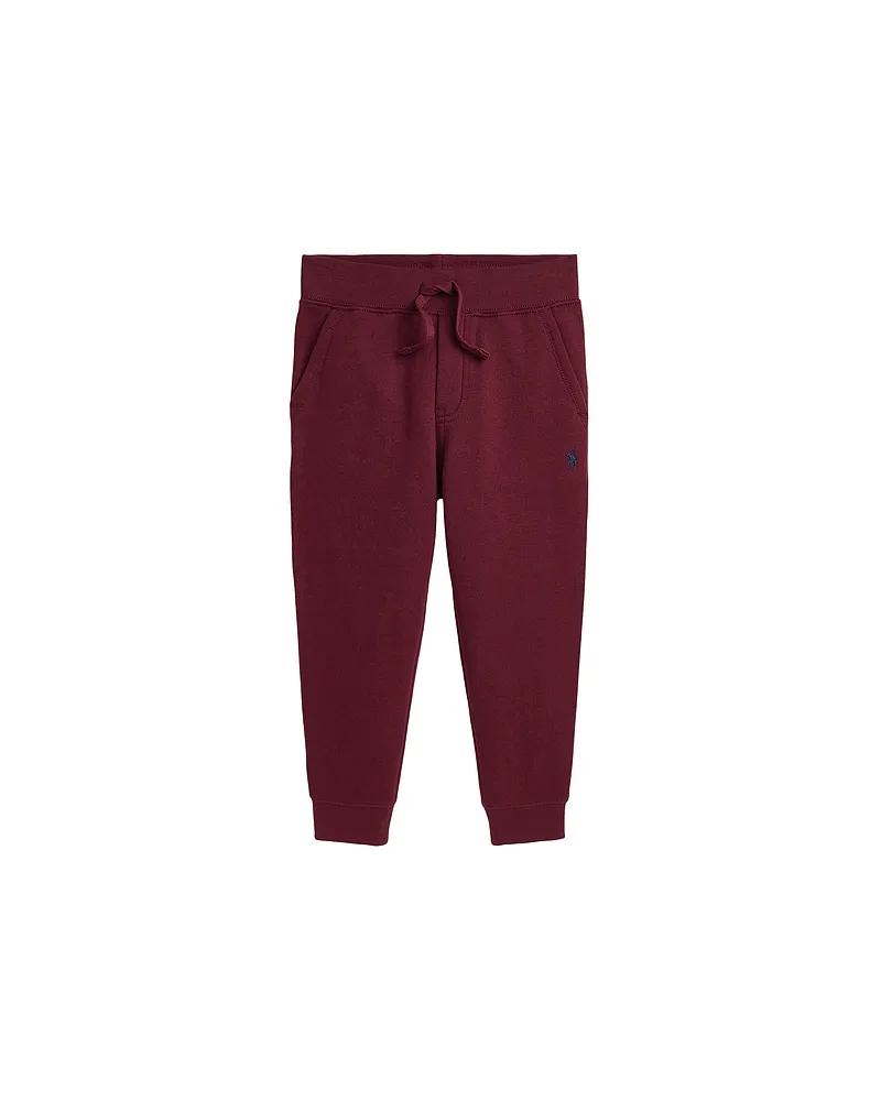 Ralph Lauren JOGGINGHOSE AUS FLEECE in Red Red