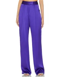 The Sei HOSE MIT WEITEM BEIN in Purple Purple