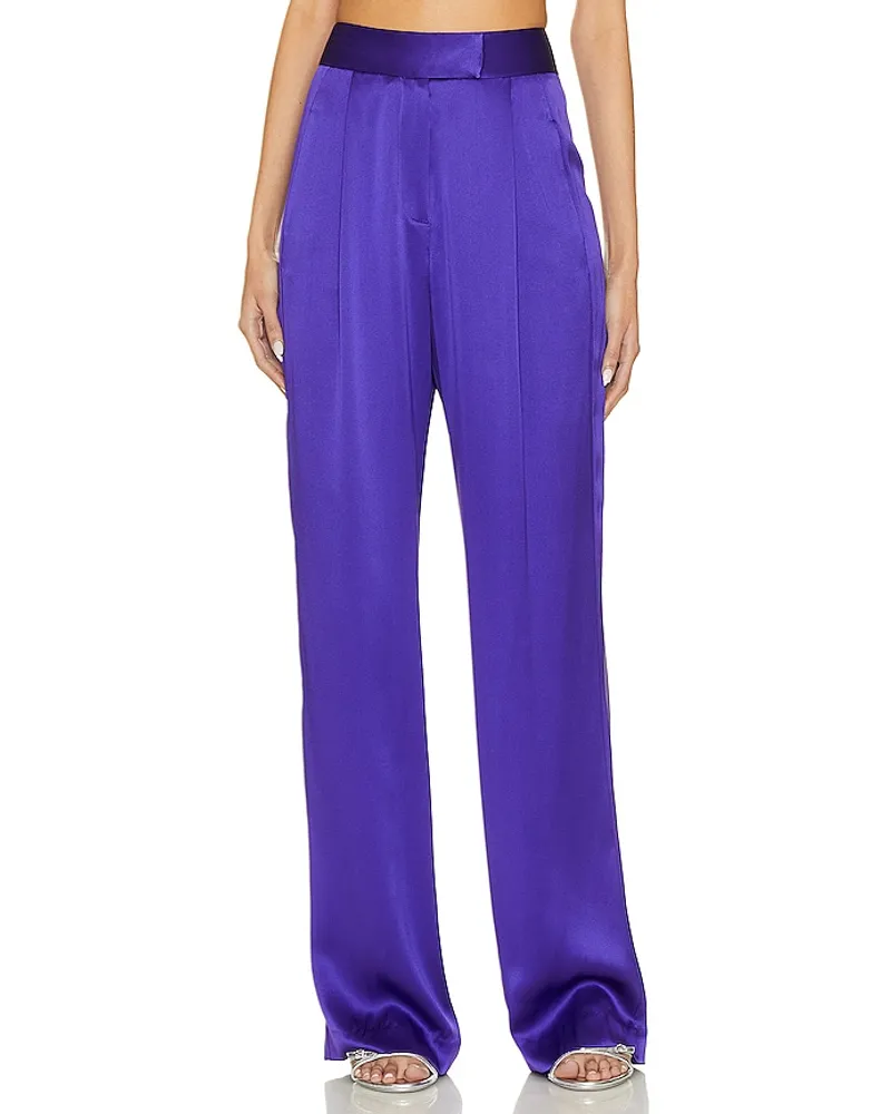 The Sei HOSE MIT WEITEM BEIN in Purple Purple