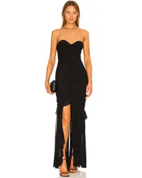 MAJORELLE KLEID GIULES in Black Black