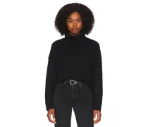 STRICK RELAXED TURTLENECK in Black