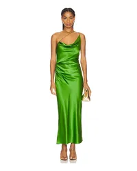 The Sei KLEID ONE SHOULDER COWL in Green Green